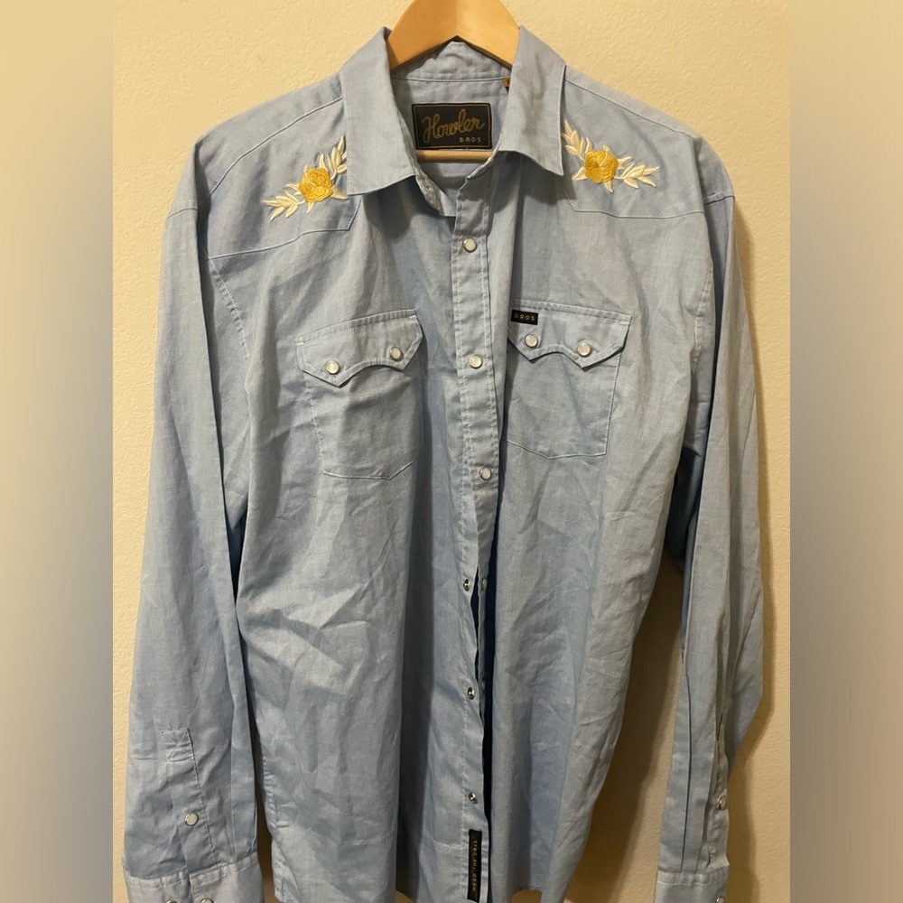 Howler Bros Gaucho Pearl snap Shirt